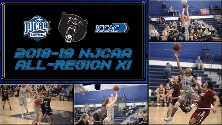 Woman's Basketball All-Region Collage