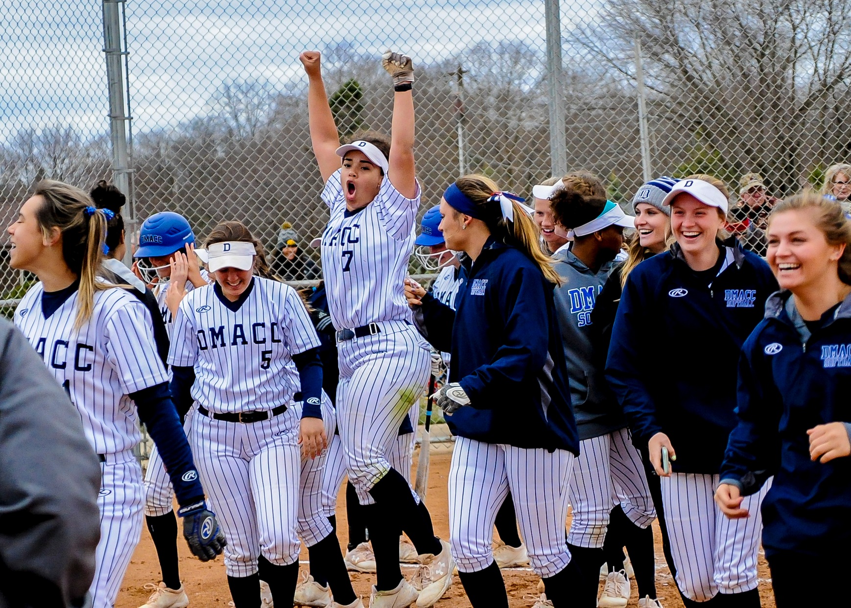 DMACC softball team sweeps doubleheader from KCC in matchup of ranked teams