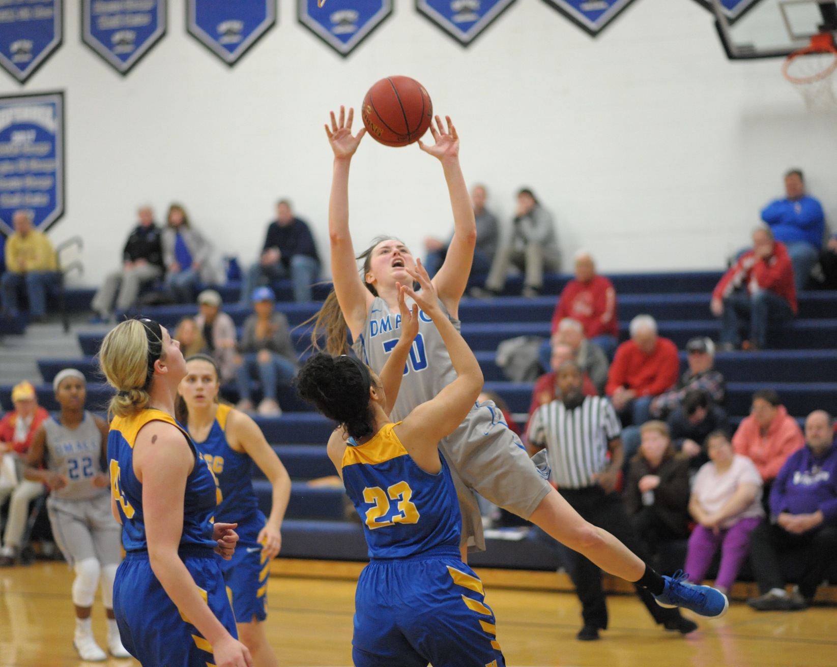 Mitchell, Atwood, Clark Record Double-Doubles as DMACC Women #10 NIACC