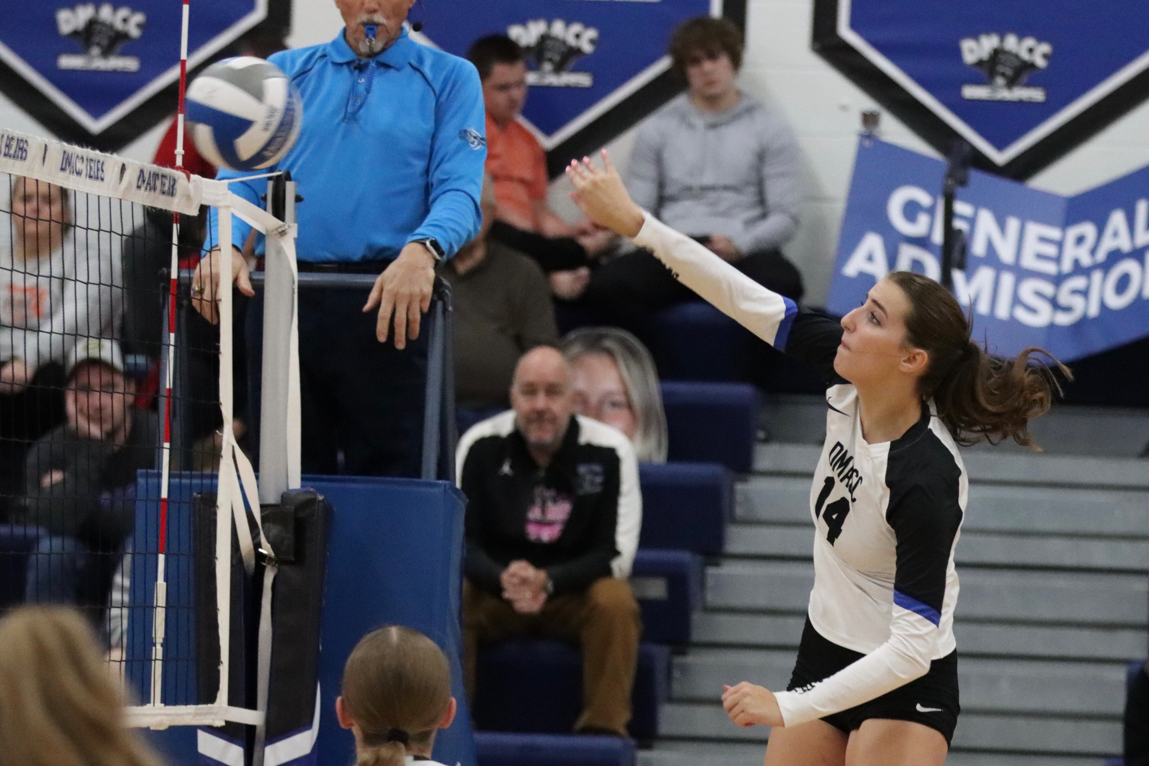 DMACC volleyball team takes 3-2 decision from SECC in Region 11 quarterfinals