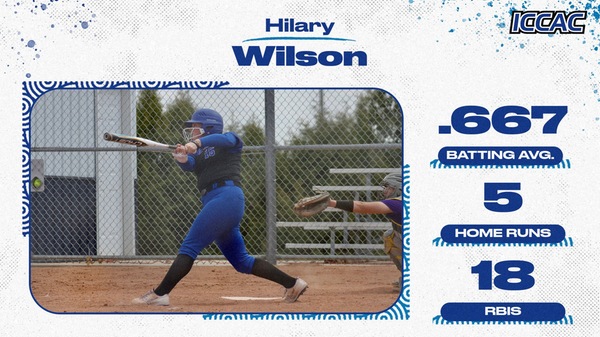 DMACC's Hilary Wilson named ICCAC Athlete of the Week